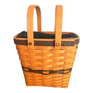 Vtg Longaberger Collectors Club Membership Basket 1999 With Liner & Protector Du